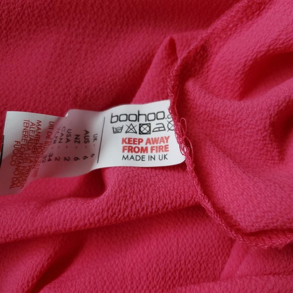 Boohoo jumpsuit Hot Pink Wide Leg - Picture 13 of 14